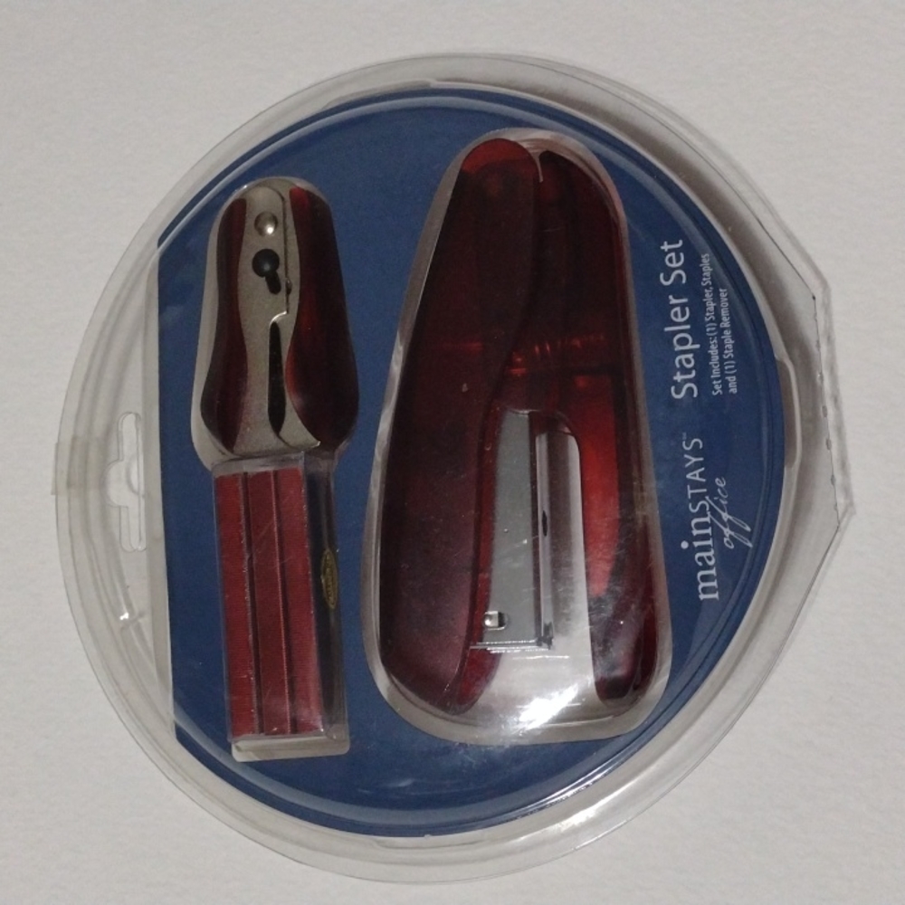 2/$15 Stapler Set Red